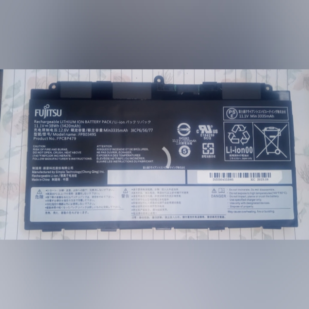 Fujitsu FPB03495 Replacement Laptop Battery